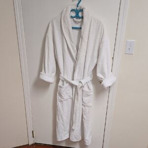 Luxurious White Terry Bathrobe